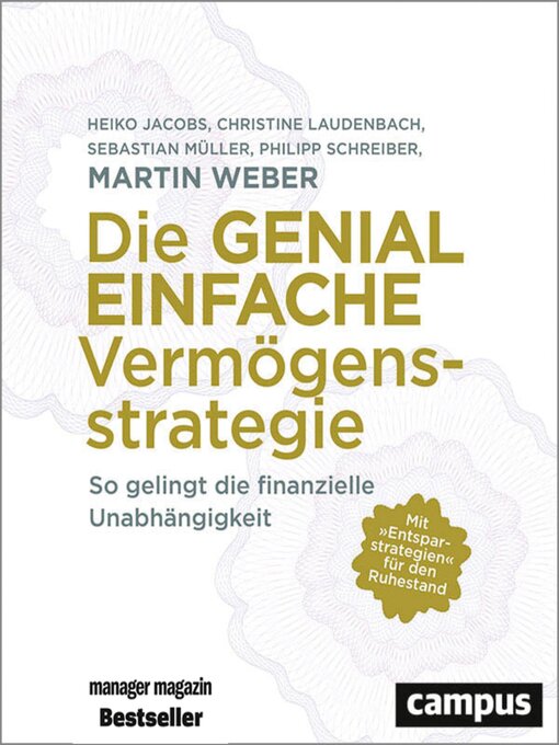 Title details for Die genial einfache Vermögensstrategie by Martin Weber - Available